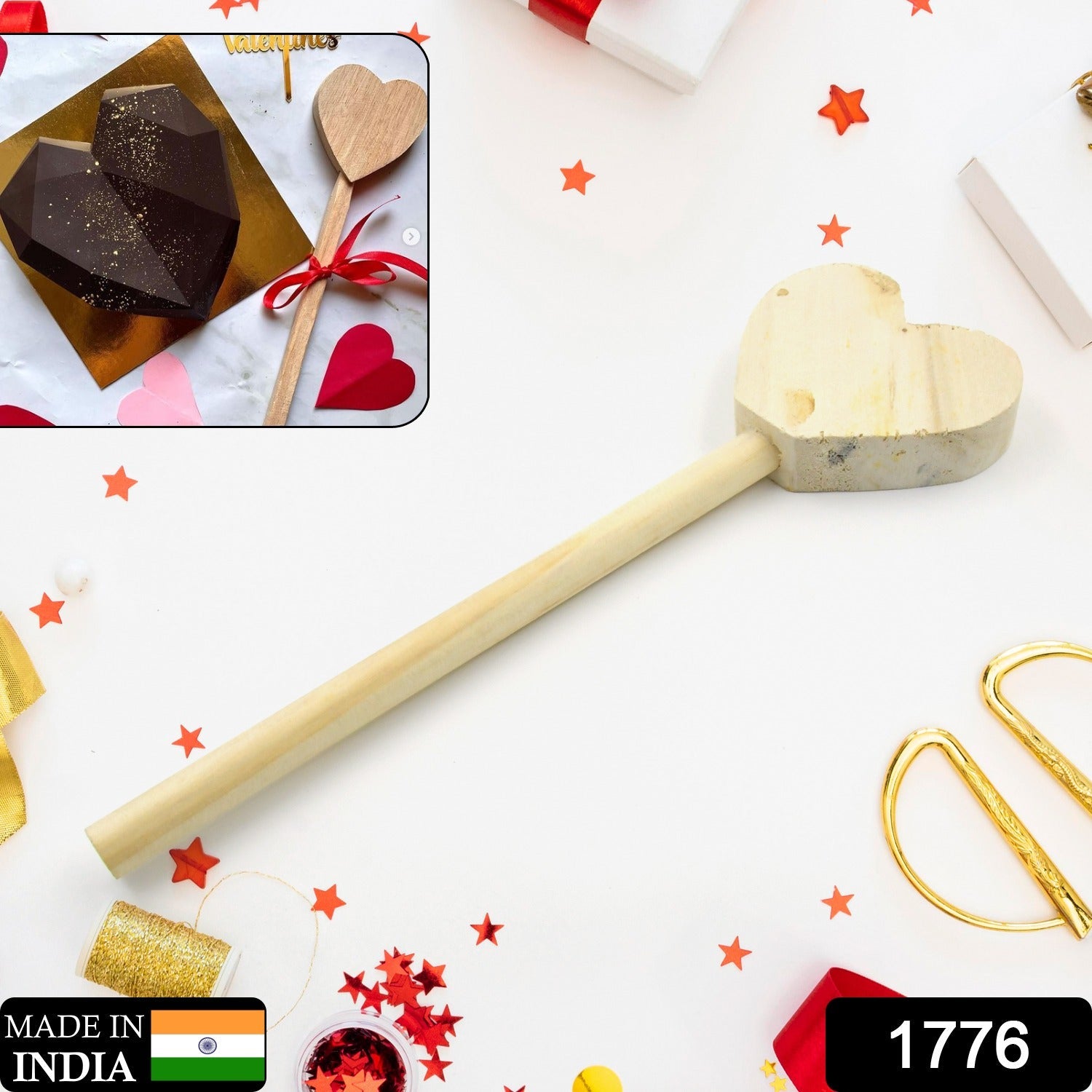 1776 Special Heart Shape Wooden Hammer for Pinata Cake, Pinata 10 inch Wooden Hammer for Pinata Cake (1 Pc) 1776 Special Heart Shape Wooden Hammer for Pinata Cake, Pinata 10 inch Wooden Hammer for Pinata Cake (1 Pc)